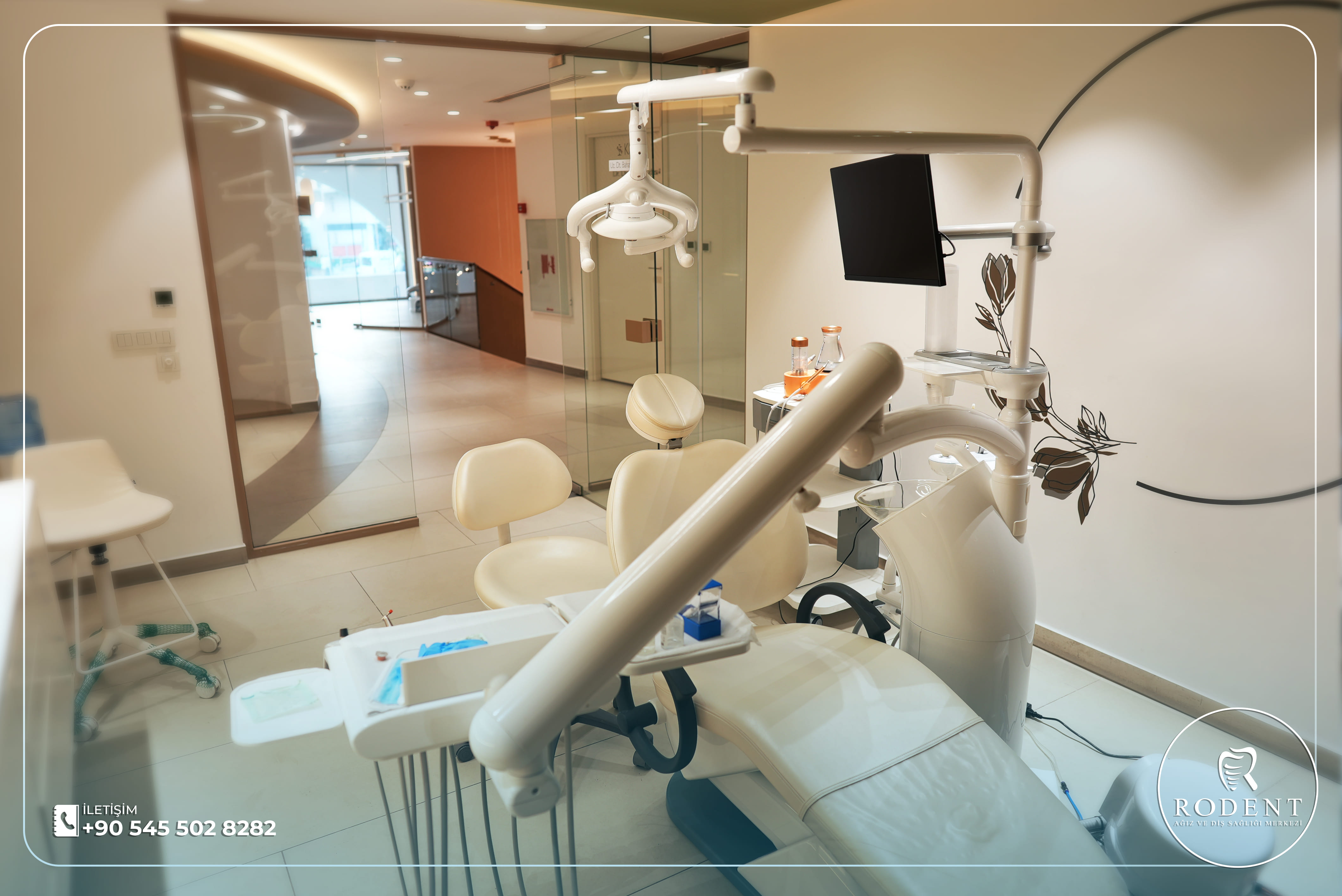 Tedavi odası ve diş ünitesi